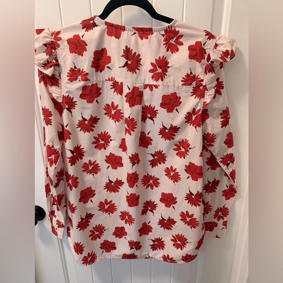 5/$25 Item Free Assembly 100% Cotton Pink Floral Top - Picture 6 of 6